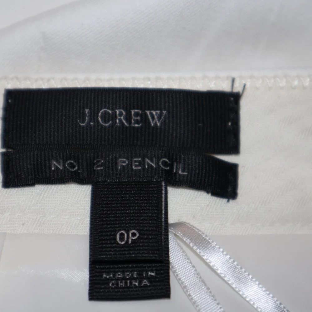 J. Crew White Mini Skirt Size 0‎ Petite